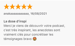 avis client growth makers Avis sur le podcast Growth Maker