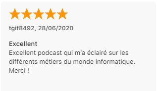 Avis sur le podcast Le Joboscope